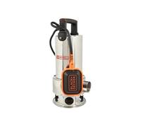 Black+Decker BXUP1100XDE Pompe Submersible Eaux Sales (1100 W, Débit max. 16500 l/h, Hauteur d'élévation 10.5 m)
