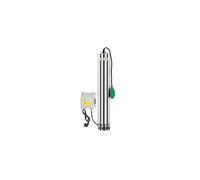 Pompe immergée inox11000w, 65m avec tableau élec et flotteur