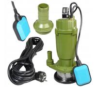 Pompe Immergée MORO 250 (250 W, 1800 l/h, Hauteur de Refoulement Max. 12 m) - Pompe Submersible pour Eau Claire et Eau Sale avec Flotteur - Pompe Vide Cave pour Puits et Jardin - Pompe à Eau Portable