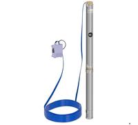 MSW Pompe Immergée 10.800 L/h, 2200W, Profondeur de pompage max. 91 m, Diamètre de la pompe 95 mm, Acier inox - Pompe de Puits Submersible