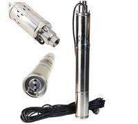 Pompe Immergée pour Puits 3" DEEP 1800 (250 W, 1800 l/h, hauteur max. 70 m) - Pompe à Eau Profond en Acier Inox - Pompe de Puits Submersible Automatique - Usage Domestique Agricole Industriel