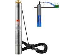 Pompe Immergée pour Puits Profond-VEVOR-370 W-50 m-Boîtier de Commande Externe, IP68 pour Maison, Irrigation Industrielle
