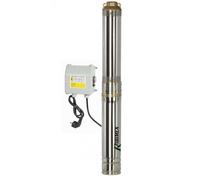 Ribimex Pompe immergée PRPGP550/67 – 550 W, 4 500 l/h, 67 m de profondeur, 10 turbines