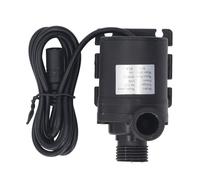 Pompe Immergée Silencieuse, Débit 800L / H, Relevage 5M, Entrée/Sortie 20mm, DC6-12V - Faible Bruit, Contrôle Précis du Débit, Pour Fontaine et Aquarium