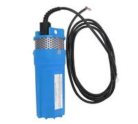 Pompe Immergée Solaire 6,5L, Pompe à Eau 12V DC pour Puits Profonds, Pompe Puissante et Durable, Usage Irrigation et Bétail - Résistante à la Corrosion, Fonctionnement Sèche, (Bleue)