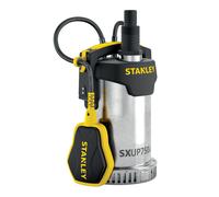 Stanley Pompe immergée eaux claires SXUP750XCE 750 W – 11 000 l/h, 8,5 m – Jaune/Noir