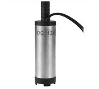 Pompe immergée submersible - MICH - Acier inoxydable - 12 litres/min - 8500 r/min - 3 m tuyau - 12 V DC - Argent