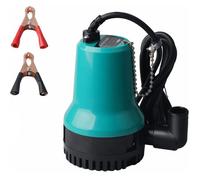 Pompe immergée - Unbrand - DC 12V - 50W - Débit 4200L/H - Technologie centrifuge - Câble 5m - Dimensions 10x16 cm