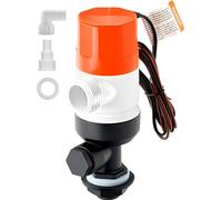 Pompe Livewell haute performance 1100GPH - 2 entrées - Pompe d'aération pour bateaux eau douce et eau salée - Pompe d'aération marine sans huile