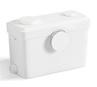 Pompe macerator 750W-PRO, moteur cuivre, 3 raccords, 11m, montage mural | Système de levage pour WC, douche & lavabo, hauteur de refoulement 11m, plat pour installation murale, puissante et fiable