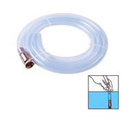 Pompe manuelle à siphon auto-amorçante pour transfert de carburant et eau 187 cm