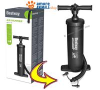 Pompe Manuelle Bestway, 3 Adaptateurs → 3500CC Pompe Pour Gonflage / 62164
