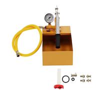 Pompe manuelle d’essai de pression, pompe hydraulique d’essai d’eau 2,5 MPa, testeur de pression de tuyauterie à commande manuelle avec manomètre clair et filtre, pour la