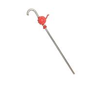 Pompe manuelle for fût d'huile - Pompe de transfert de carburant rotative à manivelle, kit de pompe à baril robuste en acier inoxydable for diesel, essence, mazout(Hose: 200cm/6.6ft)