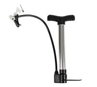 Pompe Manuelle Mini Multifonction en Métal 30cm Noire | Alimentation en Air à Haute Pression, Compacte et Facile à Porter, pour Ballon et Pneus, Maison, Magasin