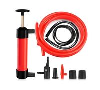 Pompe Manuelle, Pompe a Eau Manuelle, Pompe de Transfert, Pompe Siphon, Pompe de Siphon à Main avec 3 Tuyaux pour Carburant