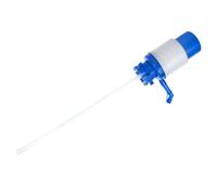 Pompe Manuelle pour Bouteille D’eau, Abs, Débit Contrôlé | Adaptateur pour Bonbonnes Standard, Trois Tubes Réglables, Couvercle Anti-poussière, Blanc Bleu