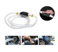 Pompe Manuelle Pour Transfert de Liquides Eau Carburant Essence Pompe à Siphon Avec Clapet Anti-Retour et Tuyau 14 mm 2 mètres