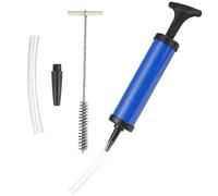 Pompe Manuelle Soufflette Brosse de Nettoyage Perçage Pompe Soufflage Brosse Métallique pour Perceuse Pompe de Forage Manuelle Brosse Cylindrique pour Trou Perçage 4PCS
