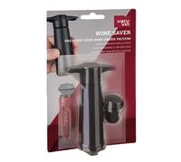 Pompe noire et 1 bouchon à vin plastique 3.90x7.00 cm