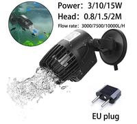 Pompe ondulée pour Aquarium, petite pompe de Surf à aération silencieuse, Cycle d'eau d'aquarium, extracteur de merde de poisson, pompe à débit, prise ue QL-300M 15W