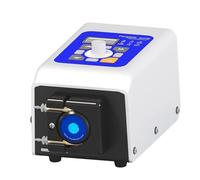 Pompe Péristaltique 24 V, Pompe Doseuse De Liquide À Haut Débit 0-183 ML/Min, Vitesse Variable 0,1-400 TR/Min, avec Pédale De Commande, pour Aquarium De Laboratoire
