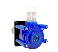 Pompe péristaltique à double canal 12 V/24 V CC - 800 ml/min Système de dosage de précision pour aquarium récif et laboratoires biotech (monocouleur)