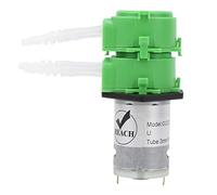 Pompe péristaltique à Double tête Pompe péristaltique Plate Pompe doseuse Dosage d'eau Liquide pour Aquarium Aquarium circulant 3 * 5mm(DC12V)