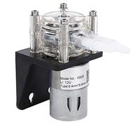 Pompe Péristaltique à Grand Débit G928, 12V, Tête PC Transparente, 500ml/min, Tube Silicone Alimentaire, 3 Rouleaux en Acier Inoxydable 304