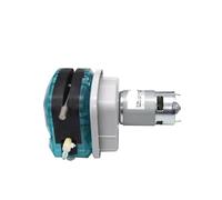 Pompe péristaltique à haut débit KKDD 400-1300 ml/min Pompe doseuse à moteur 12 V 24 V CC avec tube à changement rapide à tête simple/double(KKDD-24S18A)
