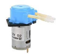 Pompe péristaltique bleue Micro eau liquide DC12V pour laboratoire d'aquarium analytique 2 * 4mm
