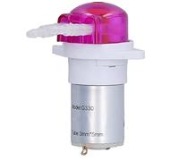 Pompe péristaltique DC petite pompe de dosage de liquide électrique auto-amorçante à circulation 5000 tr/min 12v 58 ml/min pour la transmission de liquide, l'analyse (DC12V)