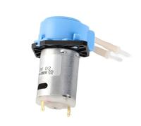 Pompe péristaltique de dosage de liquides, mini pompe auto-amorçante, pompe péristaltique 12 V CC à débit réversible, pour l’aquarium, l’analyse en laboratoire et le traitement de