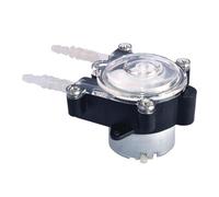Pompe Péristaltique Doseuse Liquide DC 3mm ID 5mm OD Type C Débit Réglable pour Aquarium Laboratoire Analyse Bricolage Silencieuse Auto-Amorçante