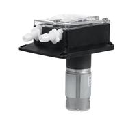 Pompe péristaltique GROTHEN DC 24 V Pompe doseuse de Liquide à Grand débit 1500 ML/Min 2 Rouleaux avec Tube en Silicone Transparent de qualité Alimentaire pour additifs de Dosage (24V)
