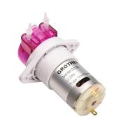 Pompe péristaltique grothine Pompe Dosage Mini pompe liquide Liquide Pompe à eau auto-emprime tube de silicone pour aquarium Tank Lab Analyse 24V 3 mm Id x 5 mm OD (24v 1x3 mm)