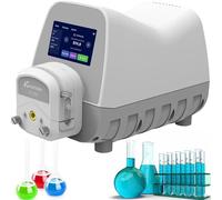 Pompe péristaltique intelligente à écran tactile, débit de haute précision 1589 ml/min, puissance de 50 W pour laboratoire, dosage chimique et applications de remplissage