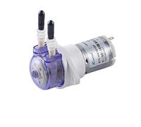 Pompe péristaltique KFS 1-85 ml/min, moteur 12 V/24 V CC, pompe à engrenages de haute précision, doseuse faible débit for laboratoire, emballage 3 pouces(B06,12Vone slowdown gear)