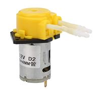 Pompe péristaltique liquide Micro eau jaune DC12V pour laboratoire d'aquarium analytique 2 * 4mm