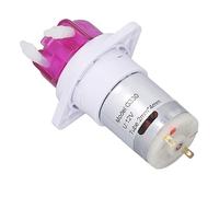 Pompe péristaltique Mini DC Micro Circulation Électrique Auto Amorçage Pompe Doseuse Liquide 5000RPM Transparent Silicone Tube 2x4mm pour Liquide Transmission Bonï Irrigation (Dc12v)