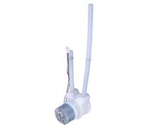 Pompe péristaltique miniature auto-amorçante DC 3,7 V-5 V Dosage précis Promotion douce pour l'automatisation DIY Laboratoire Liquides Blanc