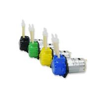 Pompe péristaltique muette auto-amorçante Micro DC-pompe à liquide for dosage et irrigation en laboratoire, Silicone/BPT, faible bruit, 1 pièce(12V silicone)