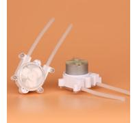 Pompe péristaltique pour aquarium, pompe péristaltique de laboratoire fonctionnant 6 V CC avec fonction auto-amorçante pour livraison de liquide