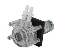 Pompe péristaltique tout en métal, moteur de réduction à courant continu, pompe doseuse à haut débit, moteur DC24V pour Machines de remplissage de sirop et de boissons