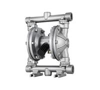 Pompe Pneumatique à Double Membrane Entrée et Sortie 1,27cm en Acier Inox 3GPM