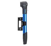 Pompe Portable Avec Support Pression Jusqu À 100 Psi Pour Vélo Et Moto Noir / Bleu
