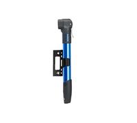 Pompe Portable avec Support Pression jusqu'à 100 PSI pour Vélo et Moto Noir / Bleu