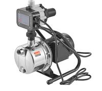 Pompe portable for puits peu profonds 1 CV, pompe à jet de jardin 1380 GPH avec contrôleur automatique, arroseur en acier inoxydable avec hauteur de refoulement de 145 pieds