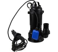 Pompe pour eaux usées. Pompe à matières fécales 550W, 2" avec interrupteur à flotteur et broyeur