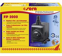 Pompe pour filtration et circulation d'eau sera FP 2000 | Filtration et Circulation d’Eau Compacte et Réglable, Axe en Céramique Durable, Faible Consommation, Eau Douce et Eau de Mer